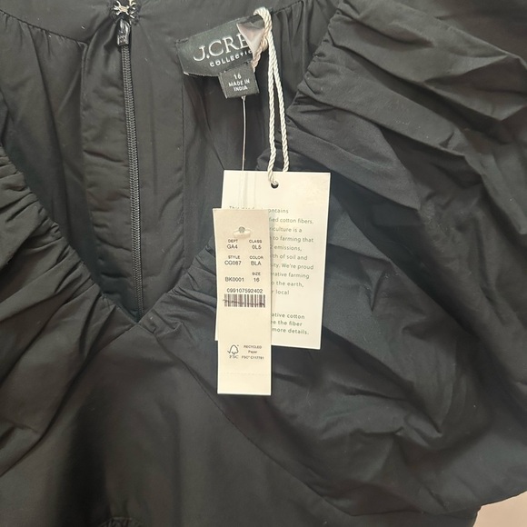 NWT! J.Crew Collection Cecily dress in cotton poplin. Women’s Size 16 $168 - Picture 6 of 11